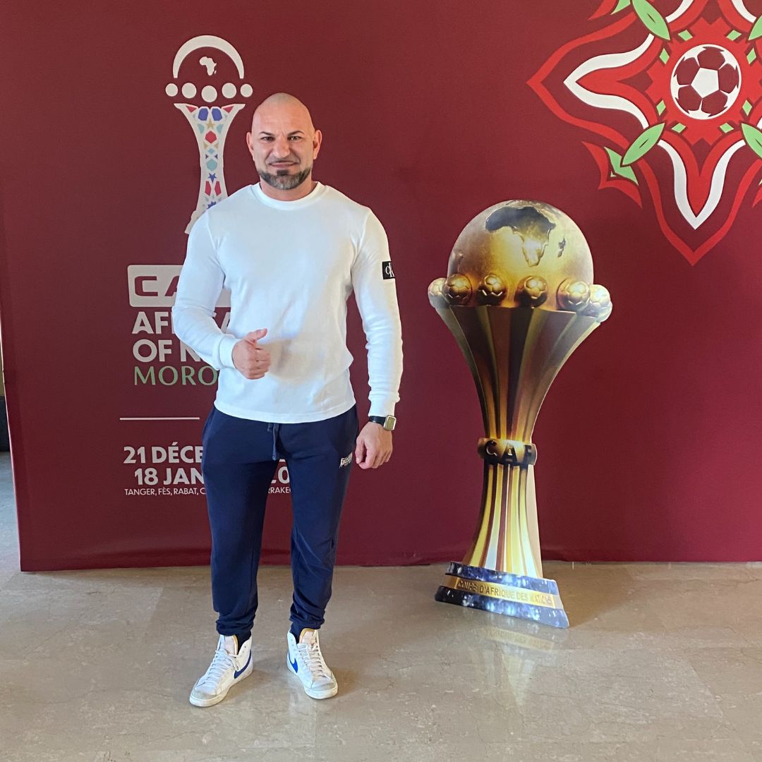Alessandro Sigurtà nutrizionista sportivo durante una competizione internazionale